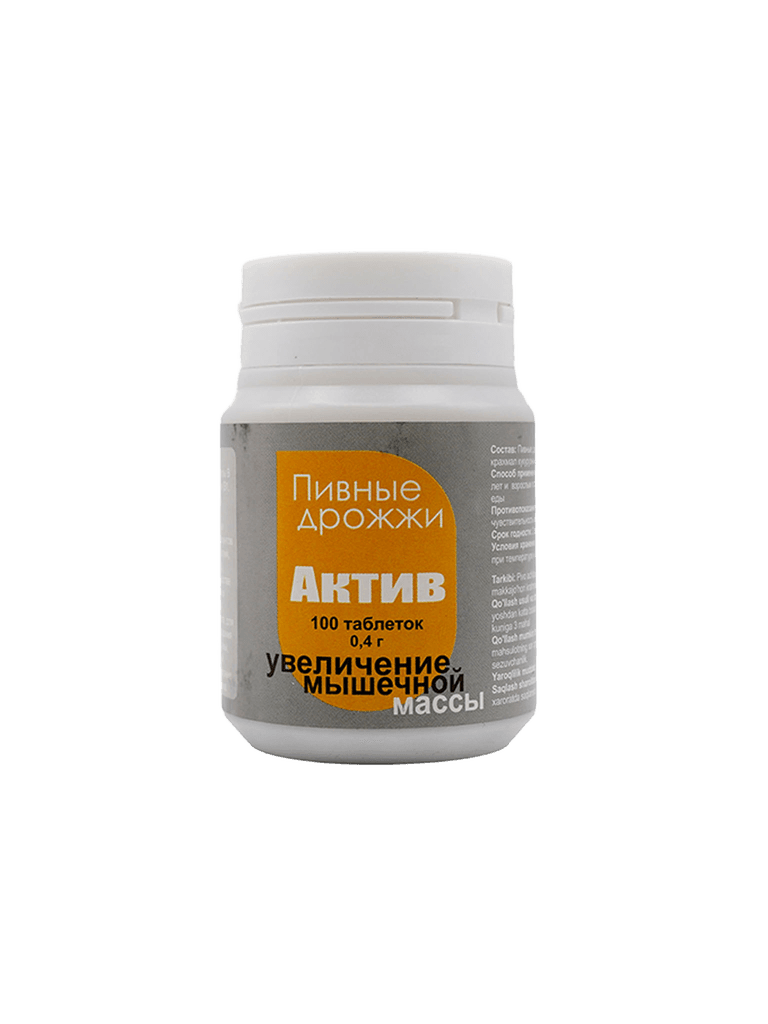 Pivniye drozhzhi Aktiv, 0,4 g, tab. №100