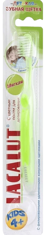 Zubnaya shchetka Lacalut Kids 4+, №1 (myagkaya)