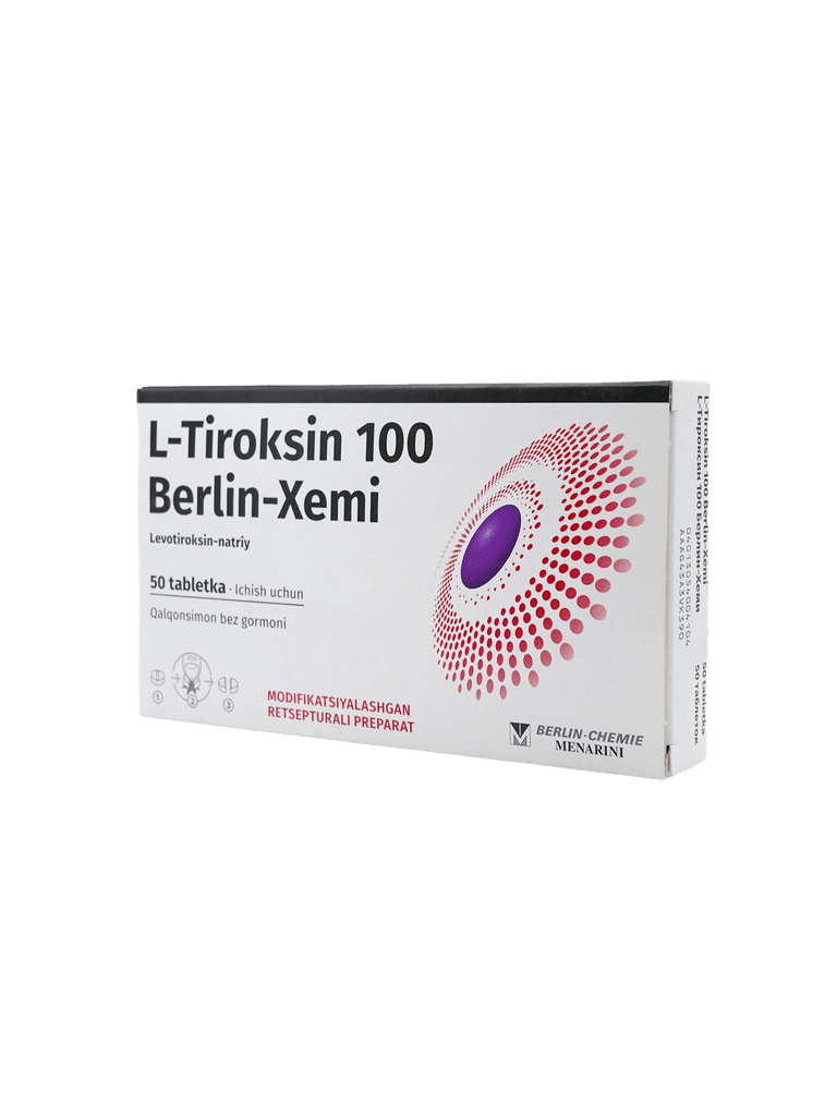 L-Тироксин 100 Берлин-хеми, 100 мкг, таб. №50