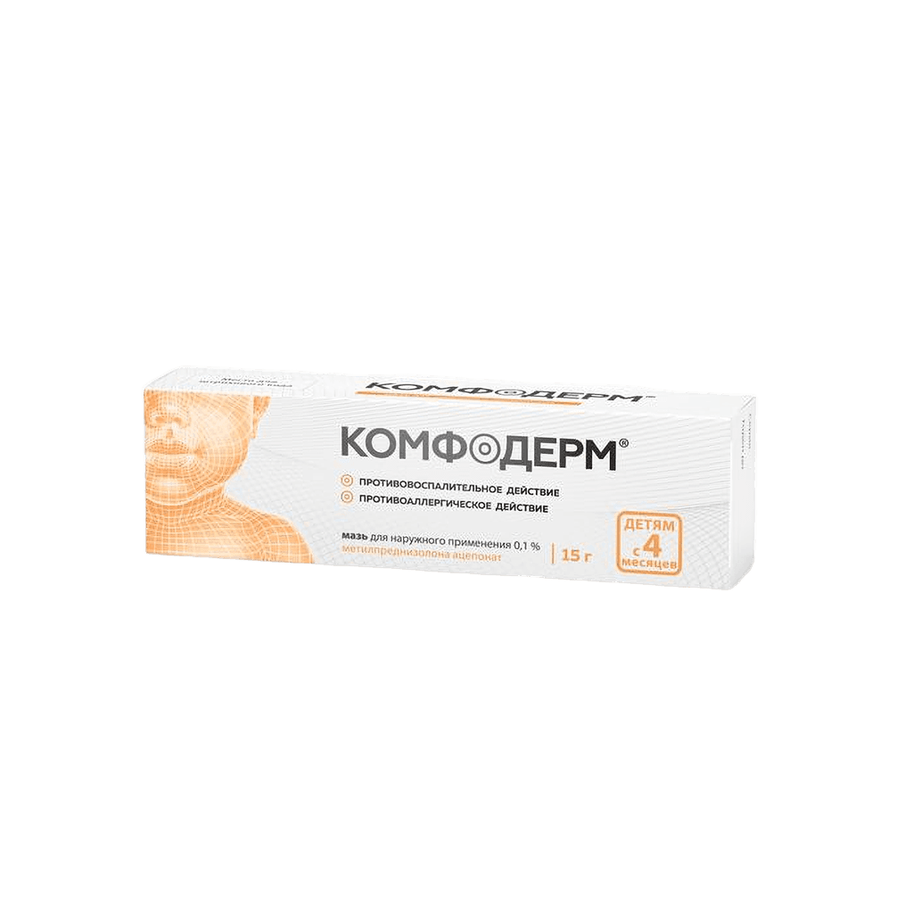 Комфодерм, 0,1%, 30 г, мазъ.