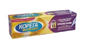 Korega Ekstra sila prileganiye, 40 g, krem (neytralnyy vkus)