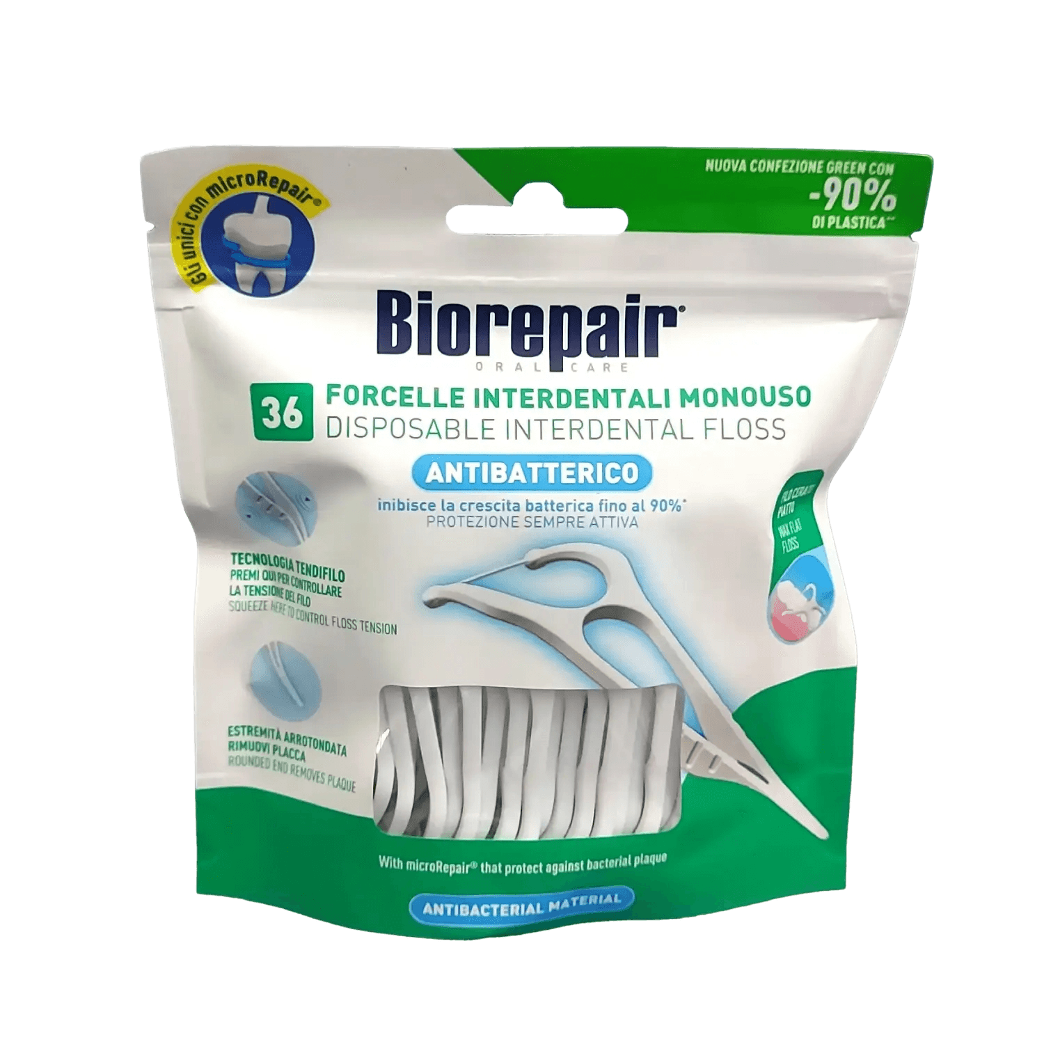 Zubnaya nit s derzhatelem Biorepair, №36