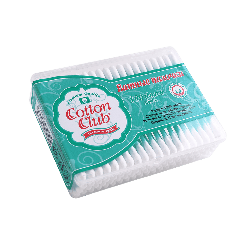 Vatnye palochki Cotton Club, №100 (plast)