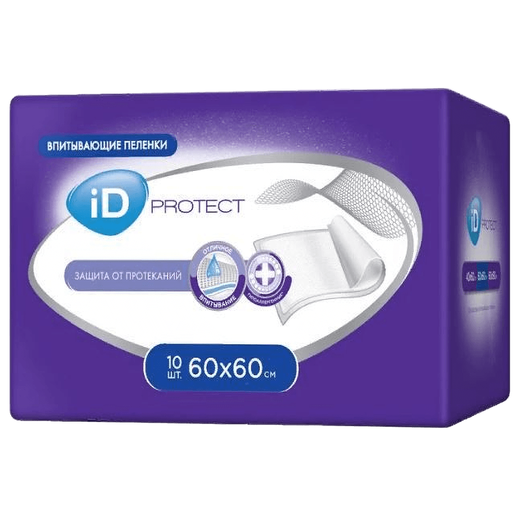 Pelenki vpityvayushchiye ID Protect, 60 x 90 sm, №5