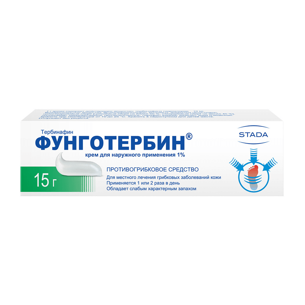 Фунготербин, 1%, 15 г, крем