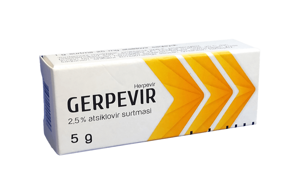 Герпевир, 2,5%, 5 г, мазь