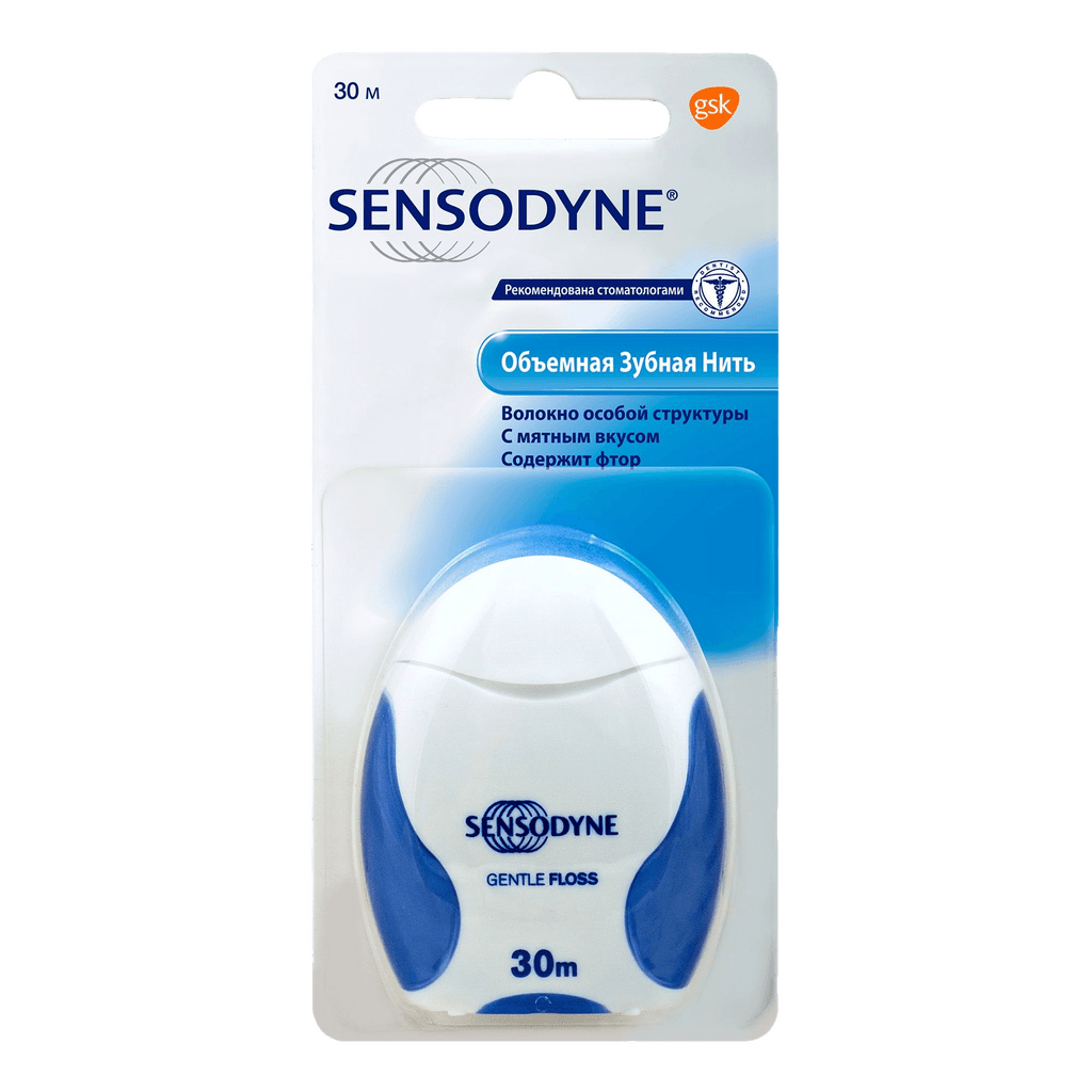 Zubnaya nit Sensodyne ob'emnaya, 30 m