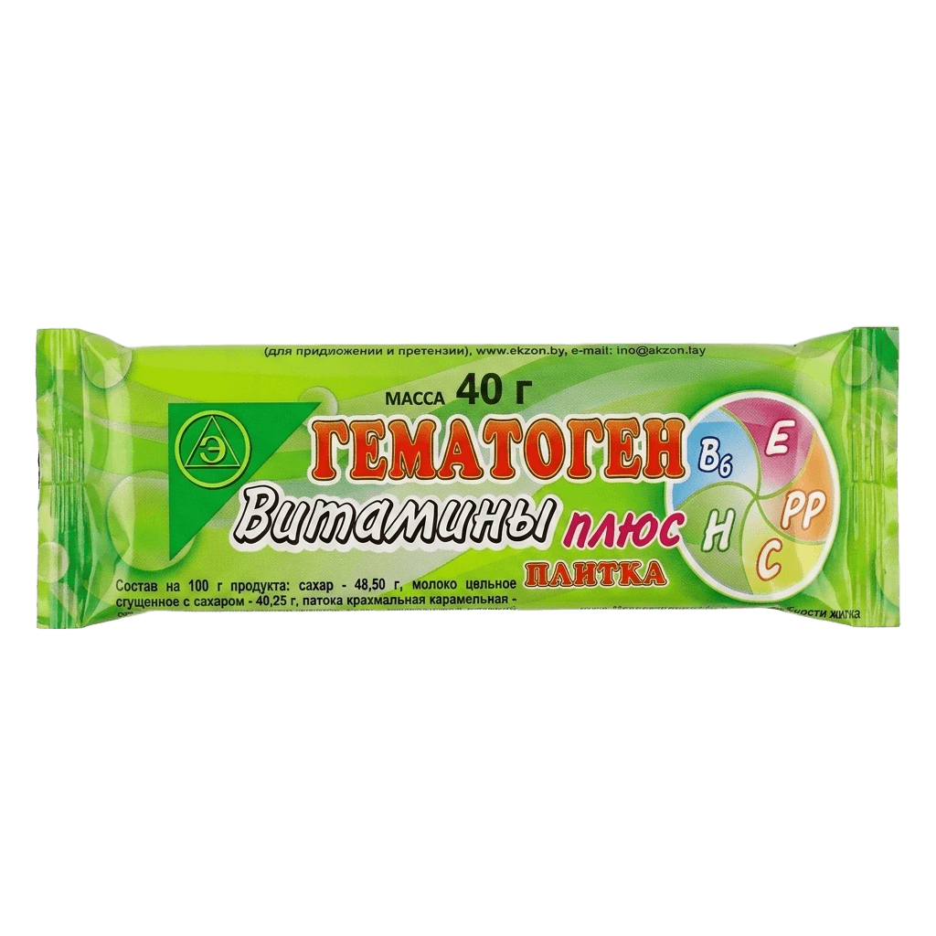 Gematogen Vitaminlar Plyus, 40 g