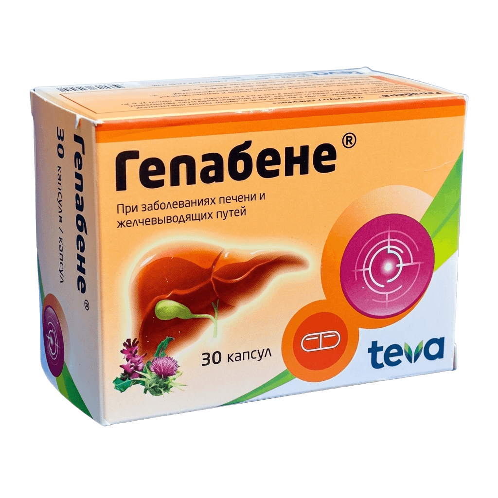 Гепабене, капс. №30