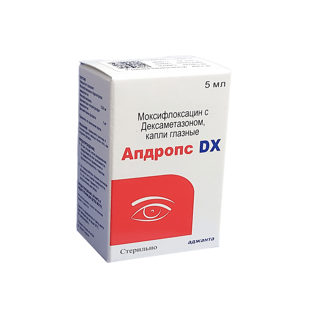 Апдропс DX, 3 мл, капли глаз.