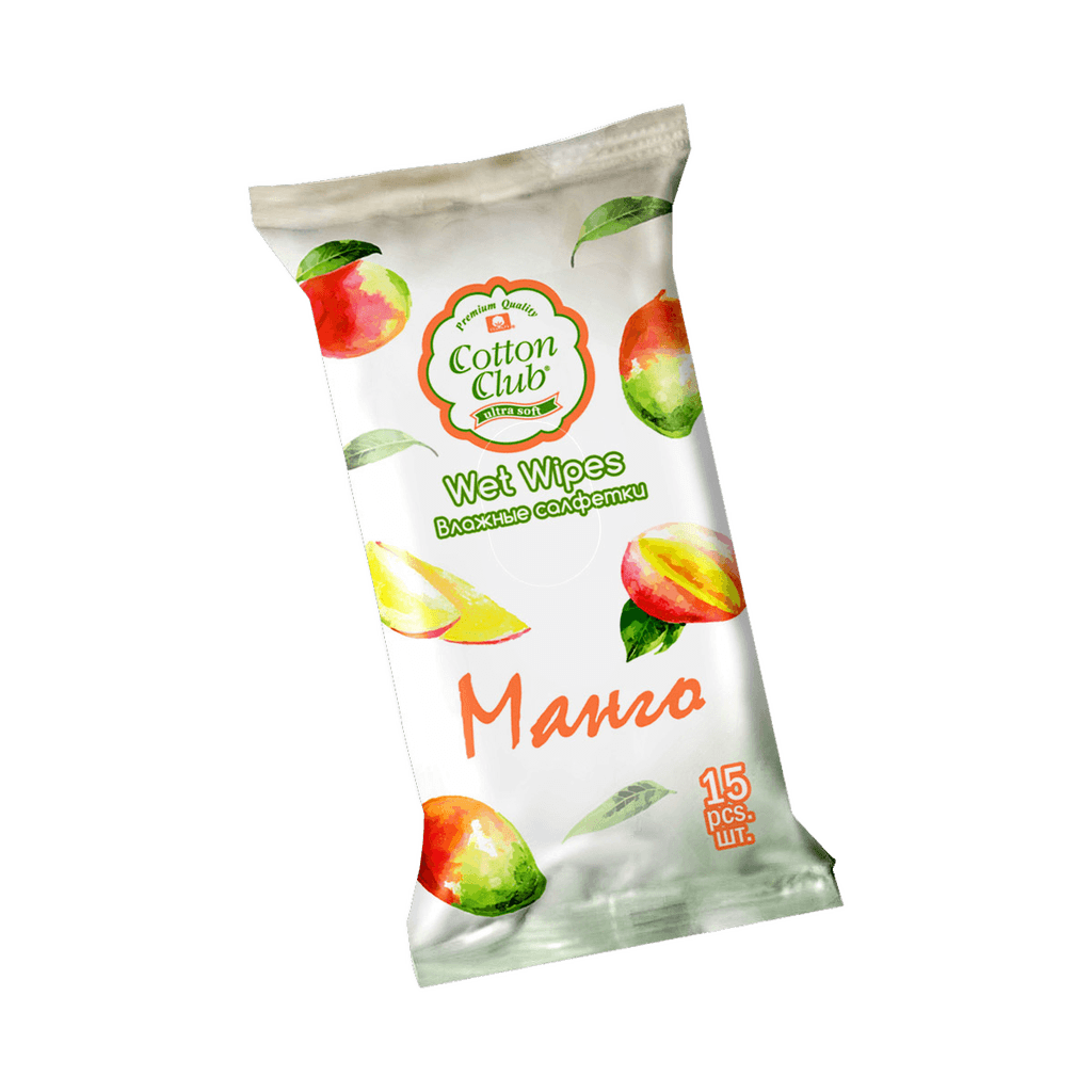Salfetki vlazhnye Cotton Club, №15 (mango)