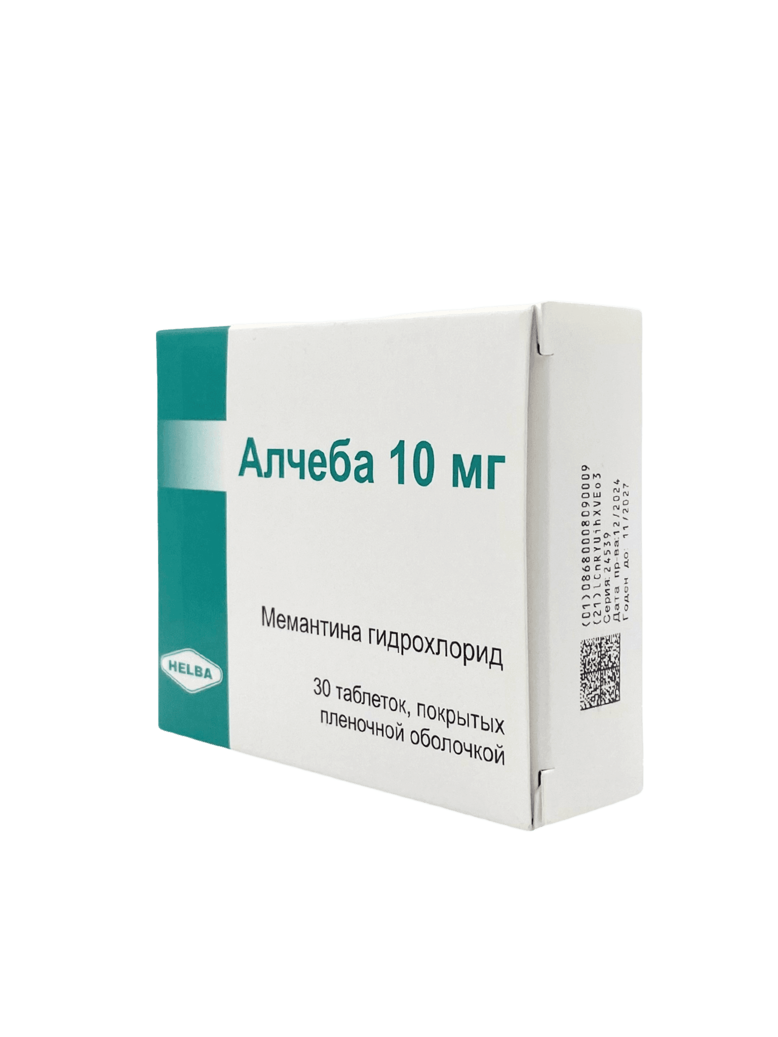 Алчеба, 10 мг, таб. №30