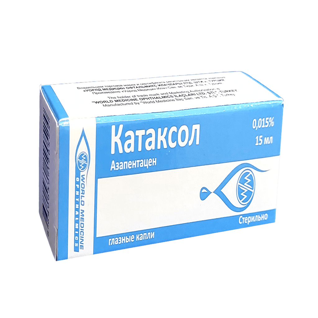 Катаксол, 0,015%, 15 мл, капли глаз.