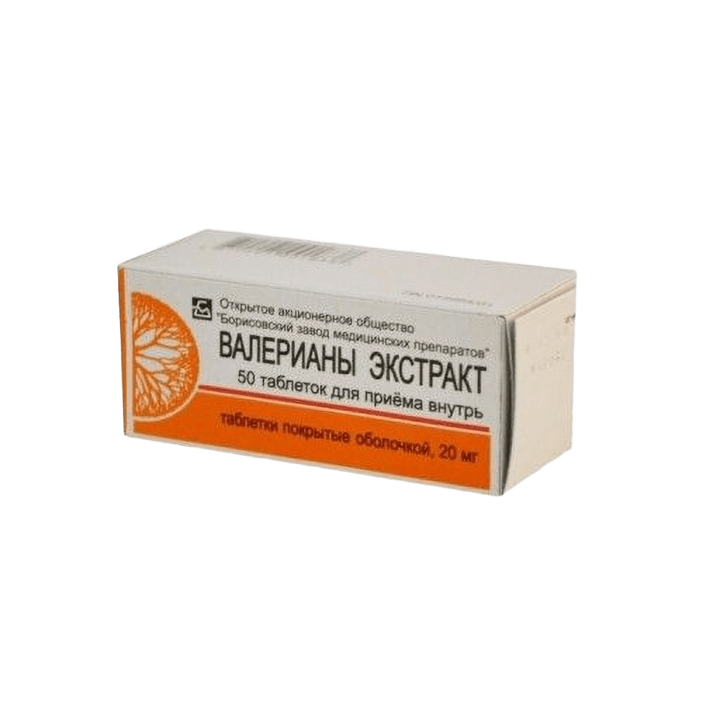 Valeriany ekstrakt, 20 mg, tab. №10