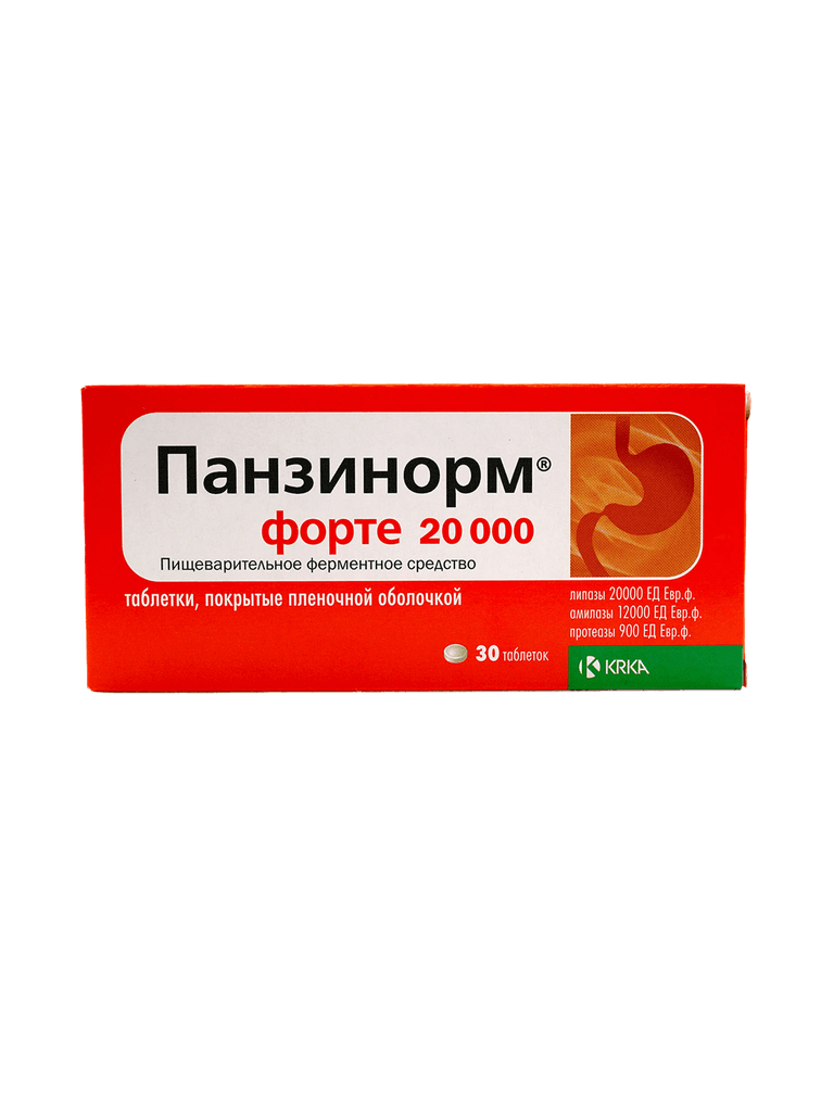 Панзинорм Форте 20000, таб. №30