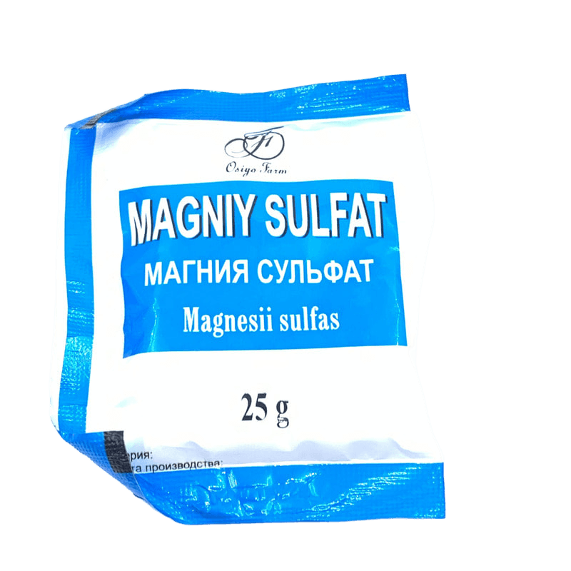 Магния сульфат, 25 г, пакетик