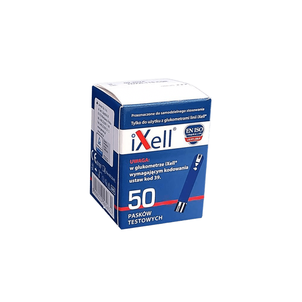 Тест-полоски для глюкометра Ixell, №50
