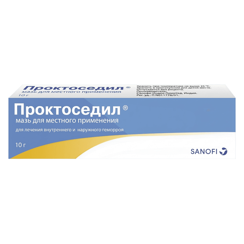 Проктоседил, 10 г, мазь