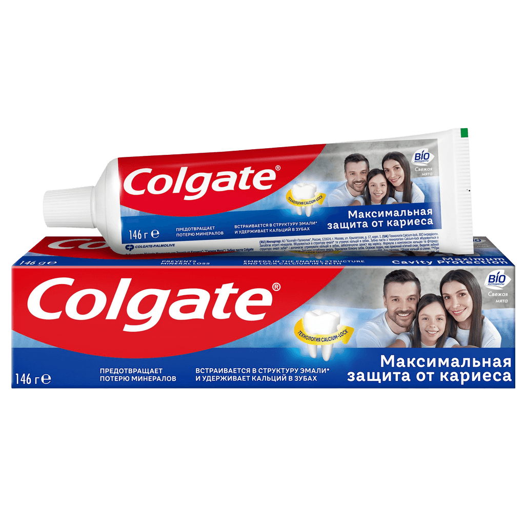 Zubnaya pasta Maksim Zashchita ot Kariesa Svezhaya Myata Colgate, 100 ml