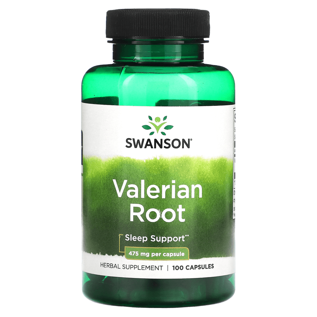 Valeriana ildizi (Swanson Valerian Root), 475 mg, kaps. №100