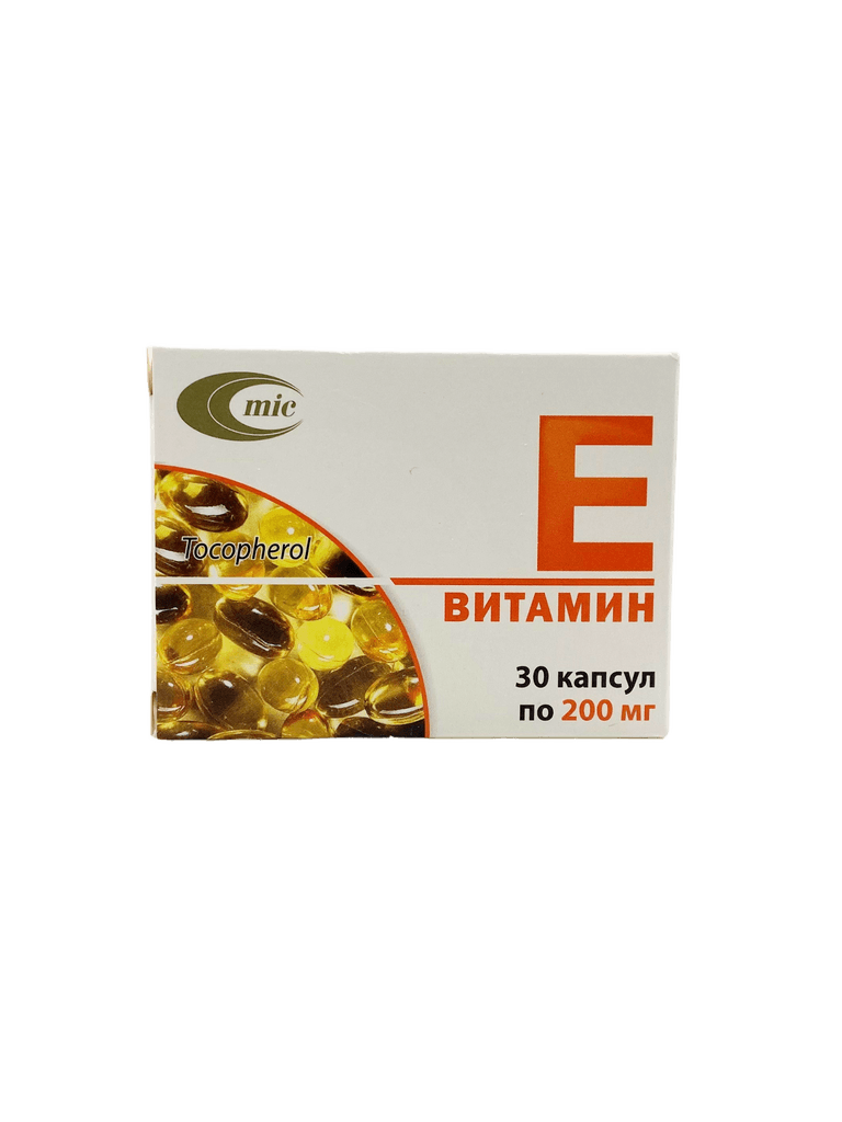Витамин Е, 200 мг, капс. №30