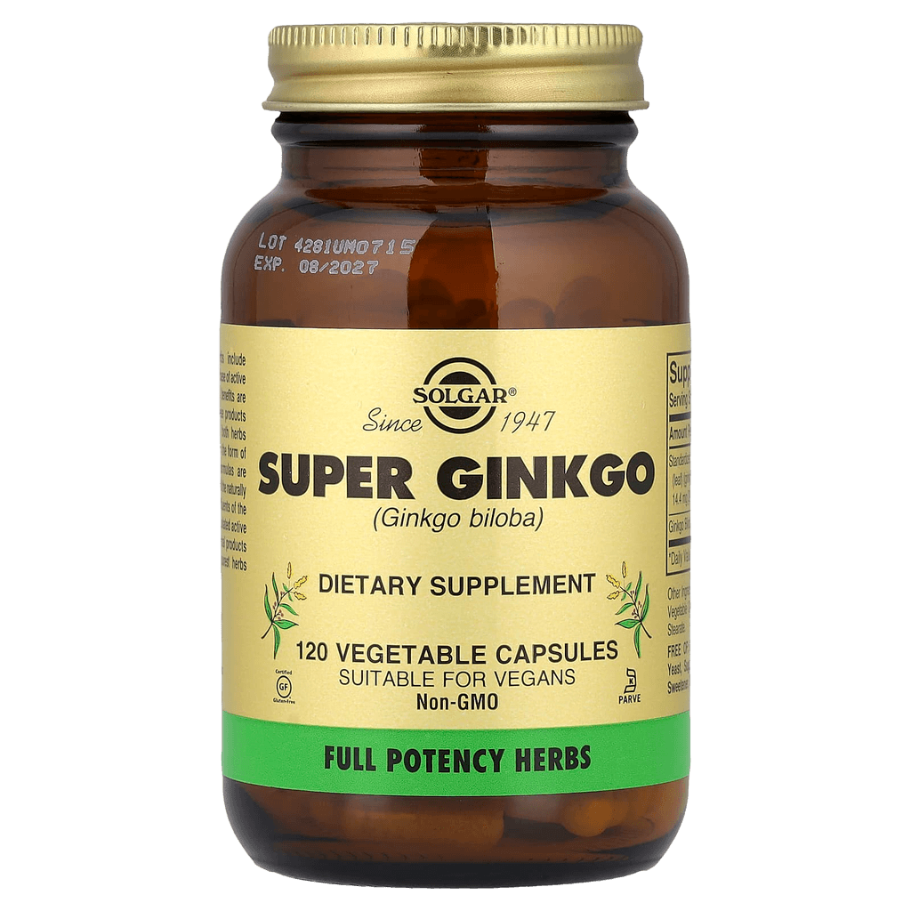 Super Ginkgo (Solgar Super Ginkgo), kaps. №120