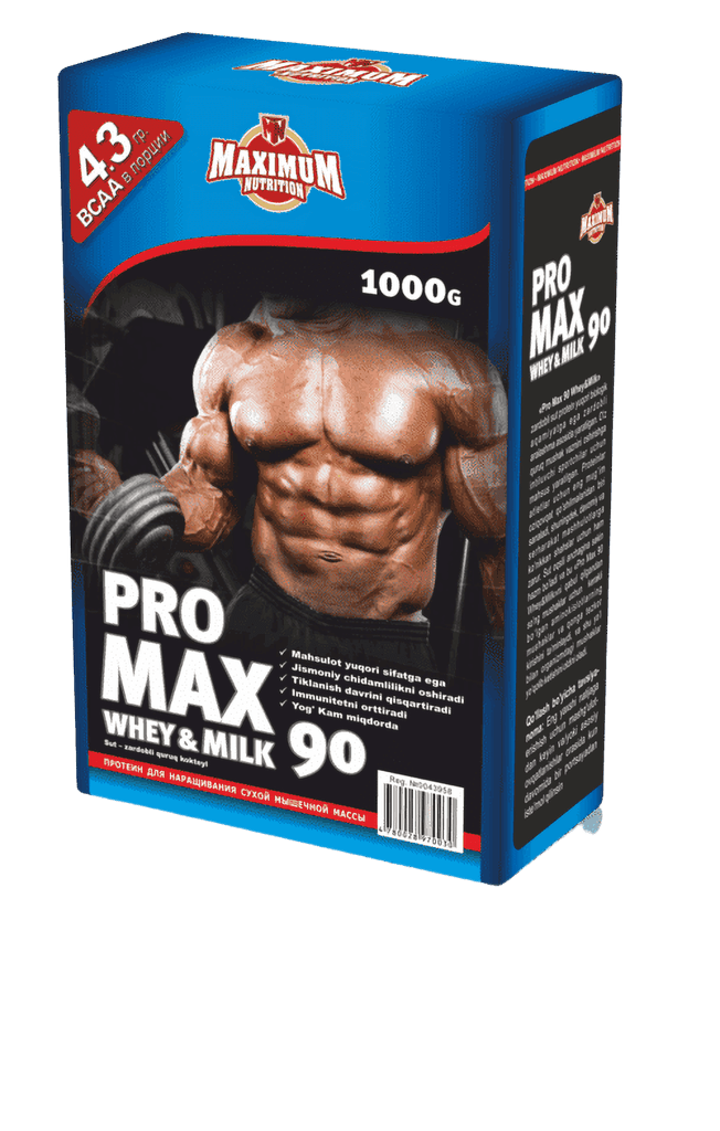 Protein Pro Max 90 Whey Milk+VSAA, 1000 g