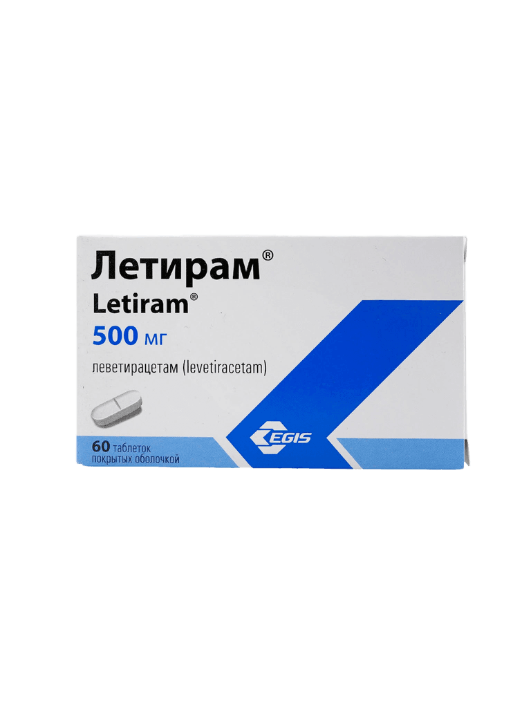 Летирам, 500 мг, таб. №60