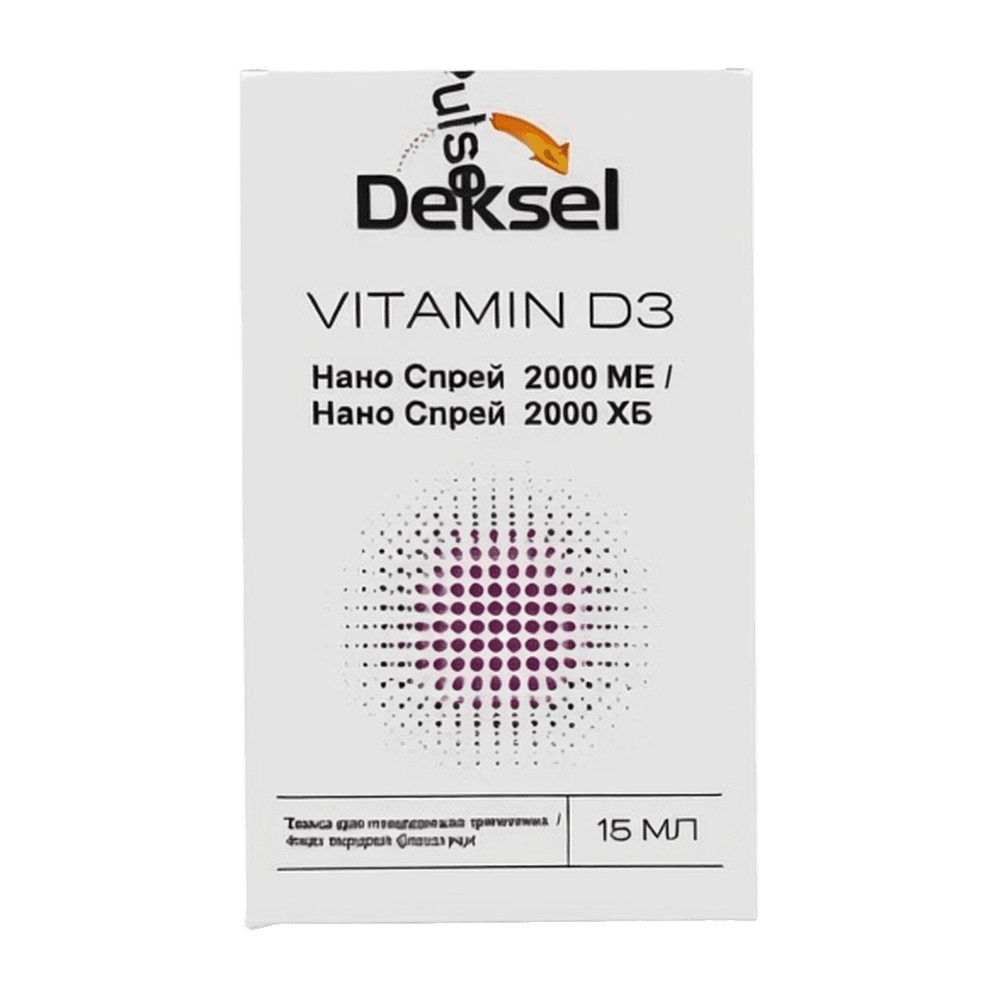 Deksel, 2000 ME, 15 ml, nano sprey