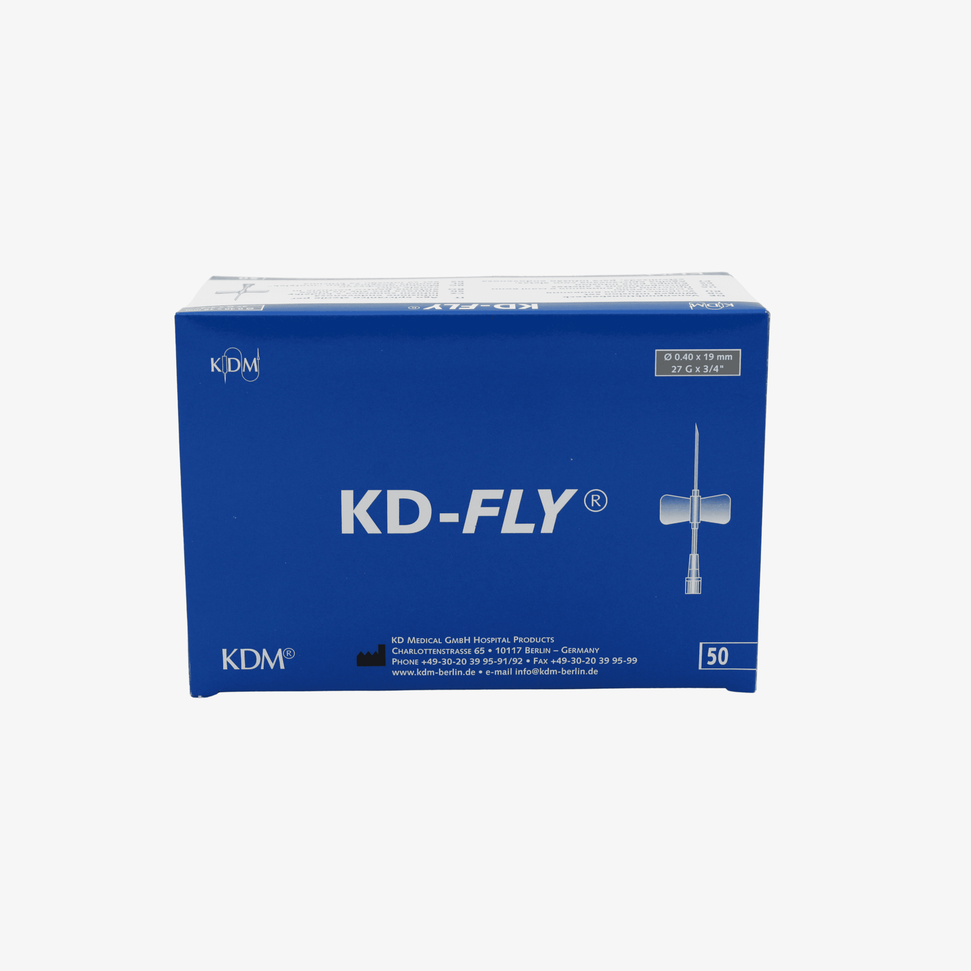 Kateter dlya vlivaniya v malye veny igla-babochka KD-FLY, 27 G