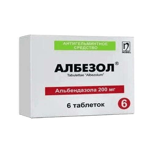 Албезол, 200 мг, таб. №6
