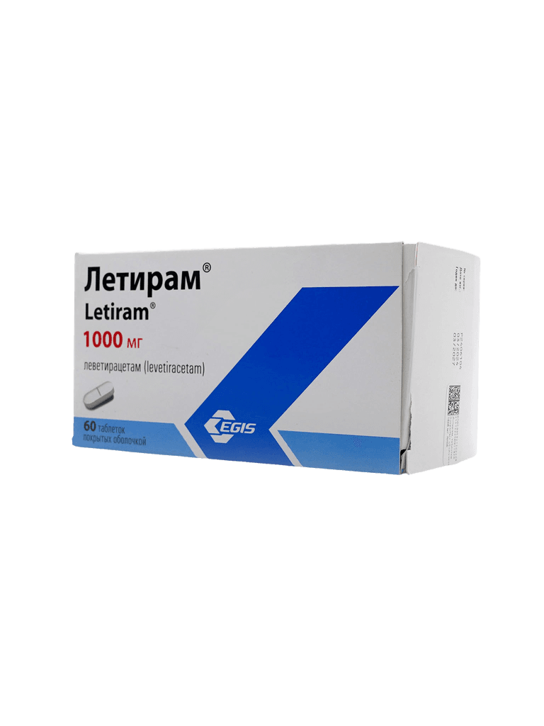 Летирам, 1000 мг, таб. №60