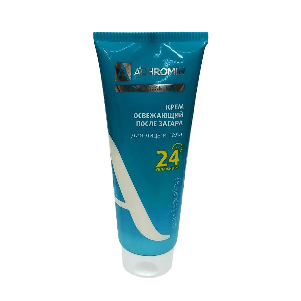 Krem dlya litsa i tela osvezhayushchiy posle zagara Achromin, 250 ml