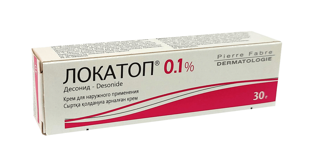 Локатоп, 0,1%, 30 г, крем.