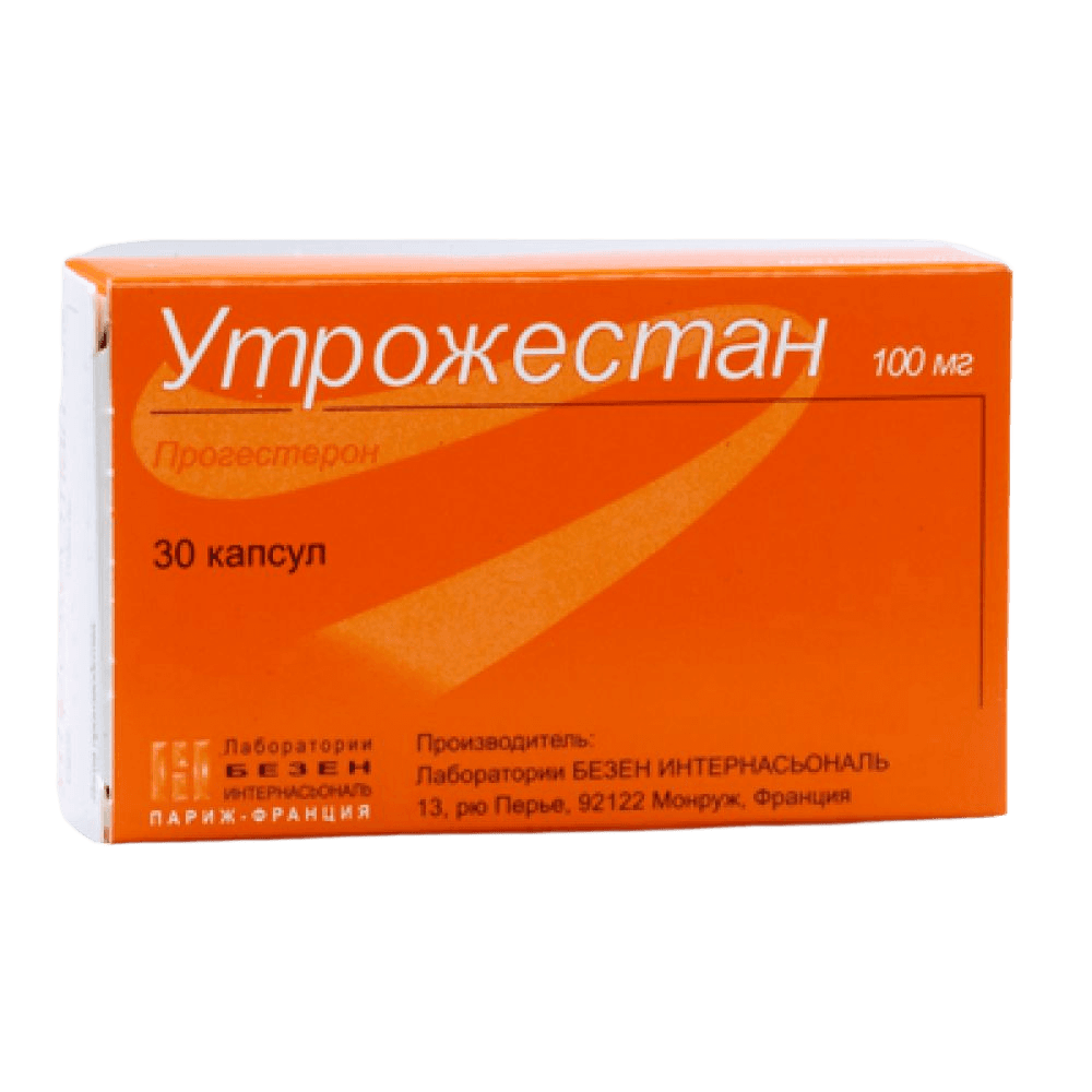 Утрожестан, 100 мг, капс. №30