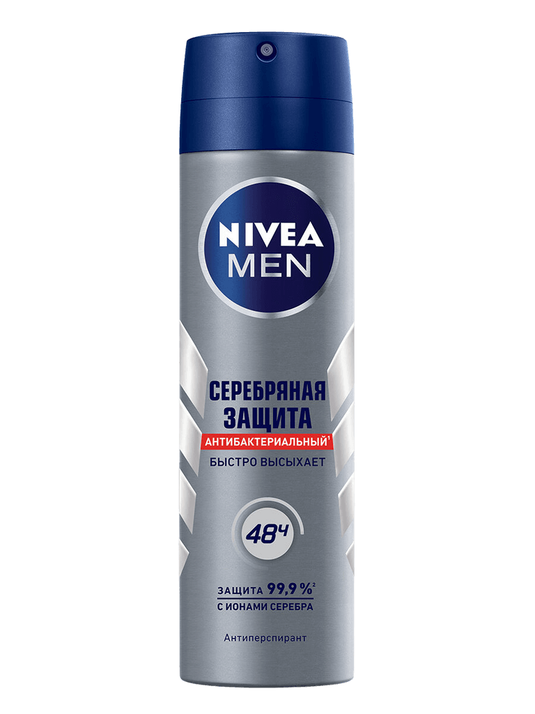Дезодорант-спрей Серебрянная Защита Nivea Men, 150 мл