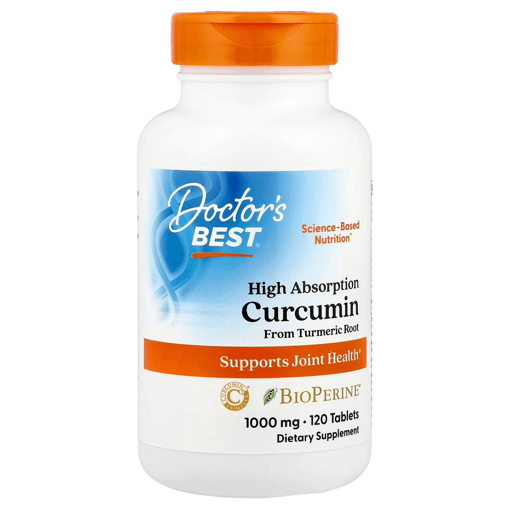 Kurkumin s vysokim absorbsiya Doctor's Best, 1000 mg, tab. №120