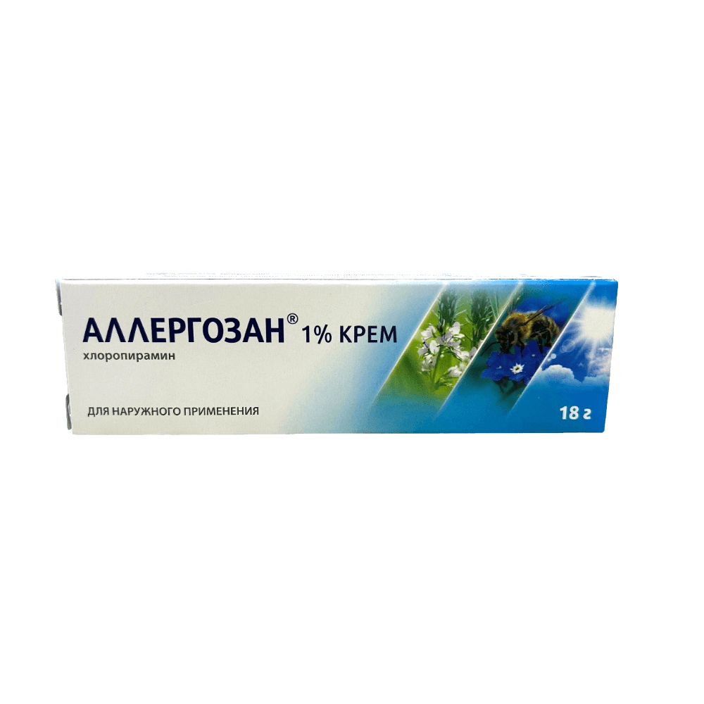 Аллергозан, 1%, 18 г, мазь