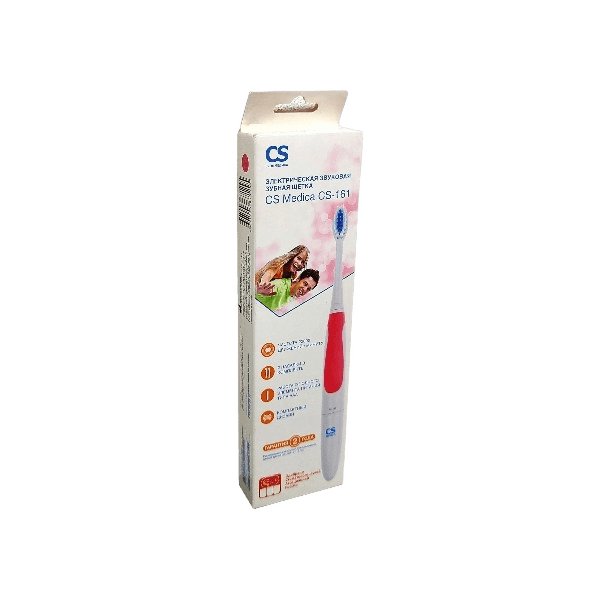 Zubnaya shchetka elektricheskaya zvukovaya, CS Medica CS-161 (rozovyy)
