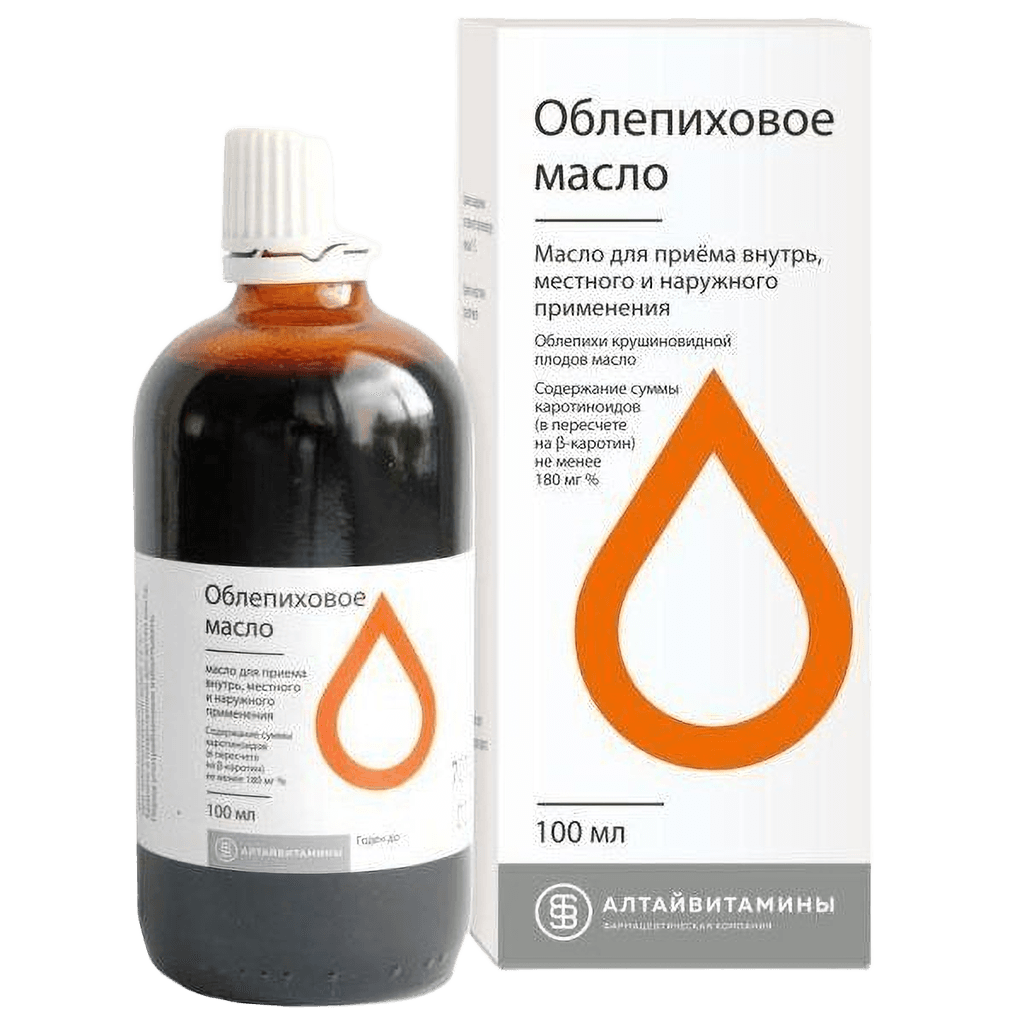 Облепиховое масло, 100 мл, флак.