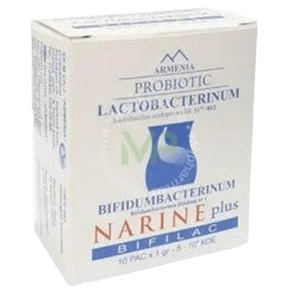 Narine Plyus, 1 g, paket, №10 (lakto + bifidum + temir)