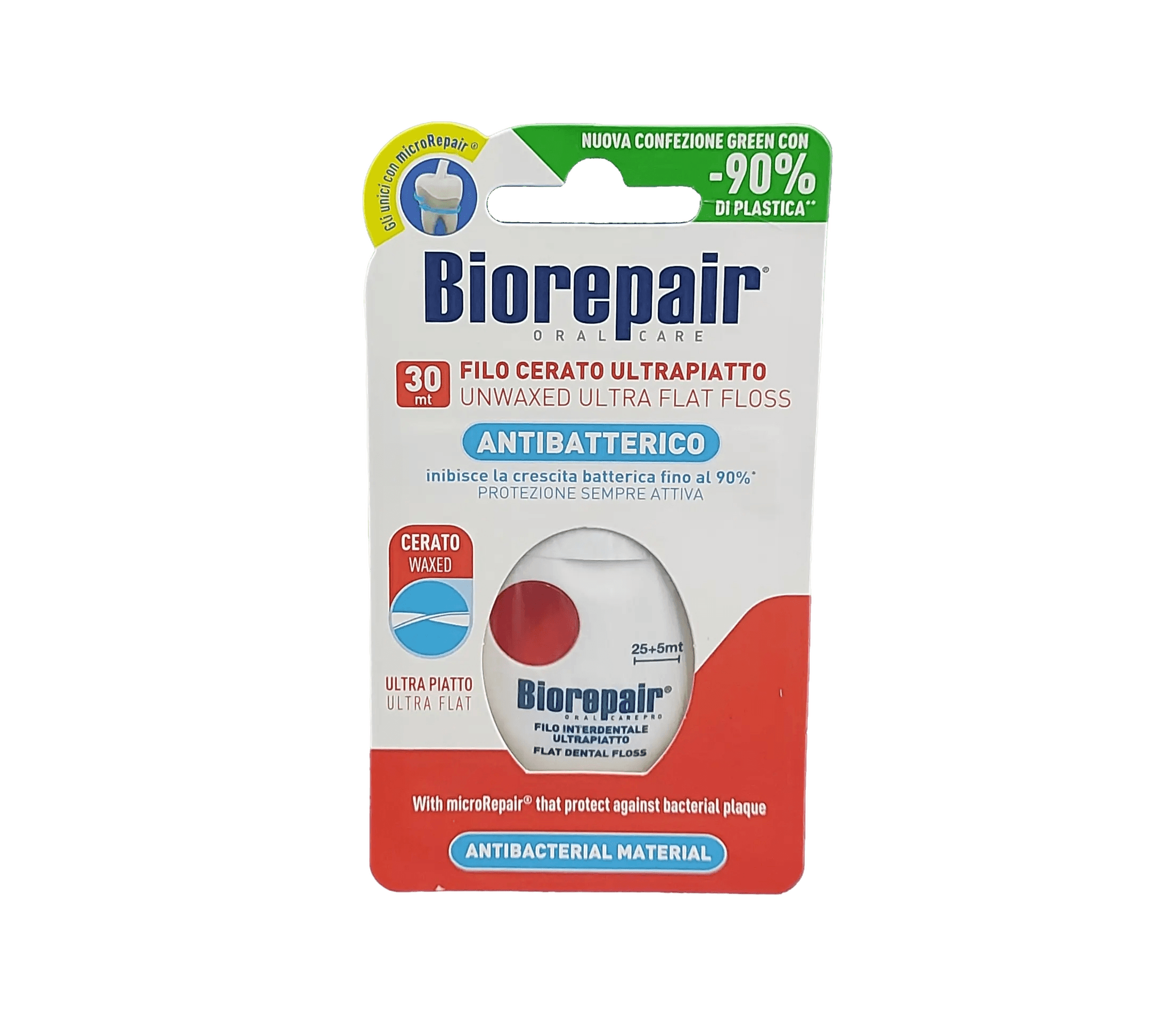 Zubnaya nit ne voshenaya ultra-ploskaya Biorepair, 30 m