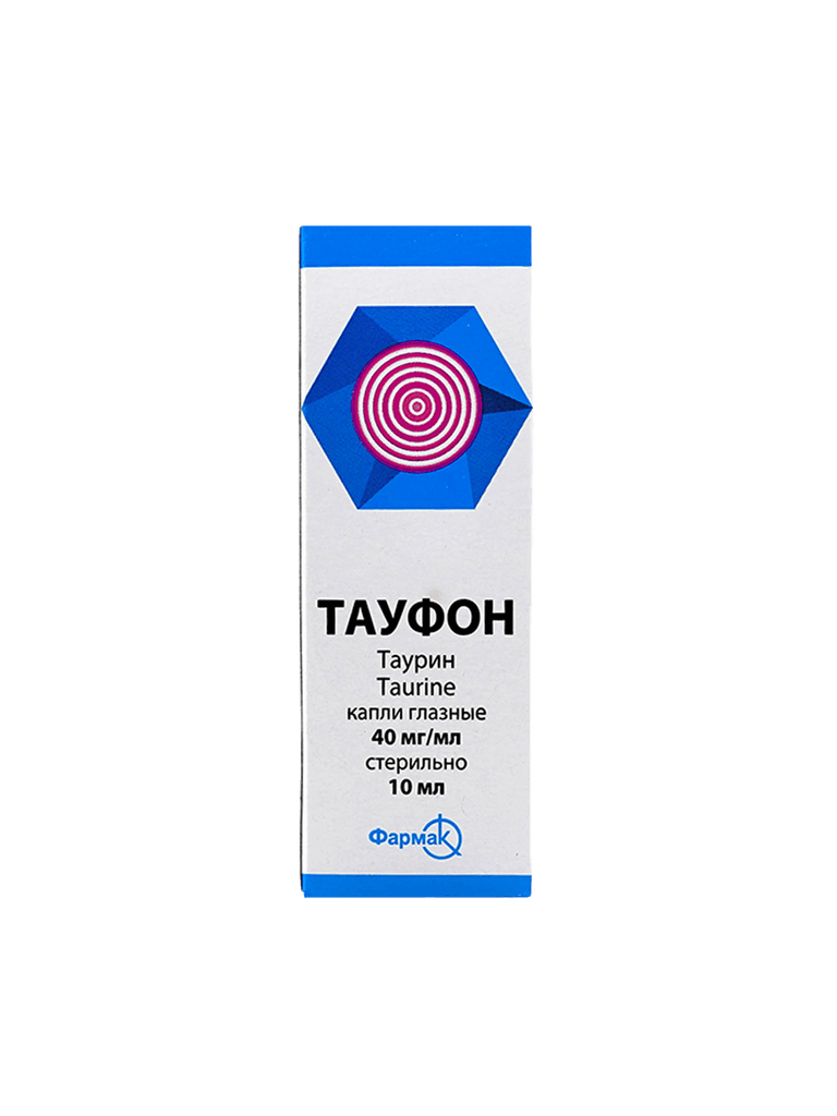Тауфон, 40 мг/мл, 10 мл, капли глаз.