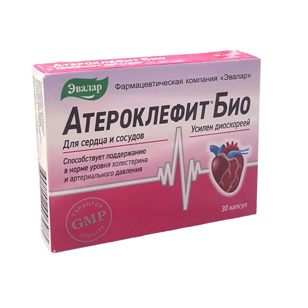 Ateroklefit BIO Evalar, 250 mg, kaps. №30