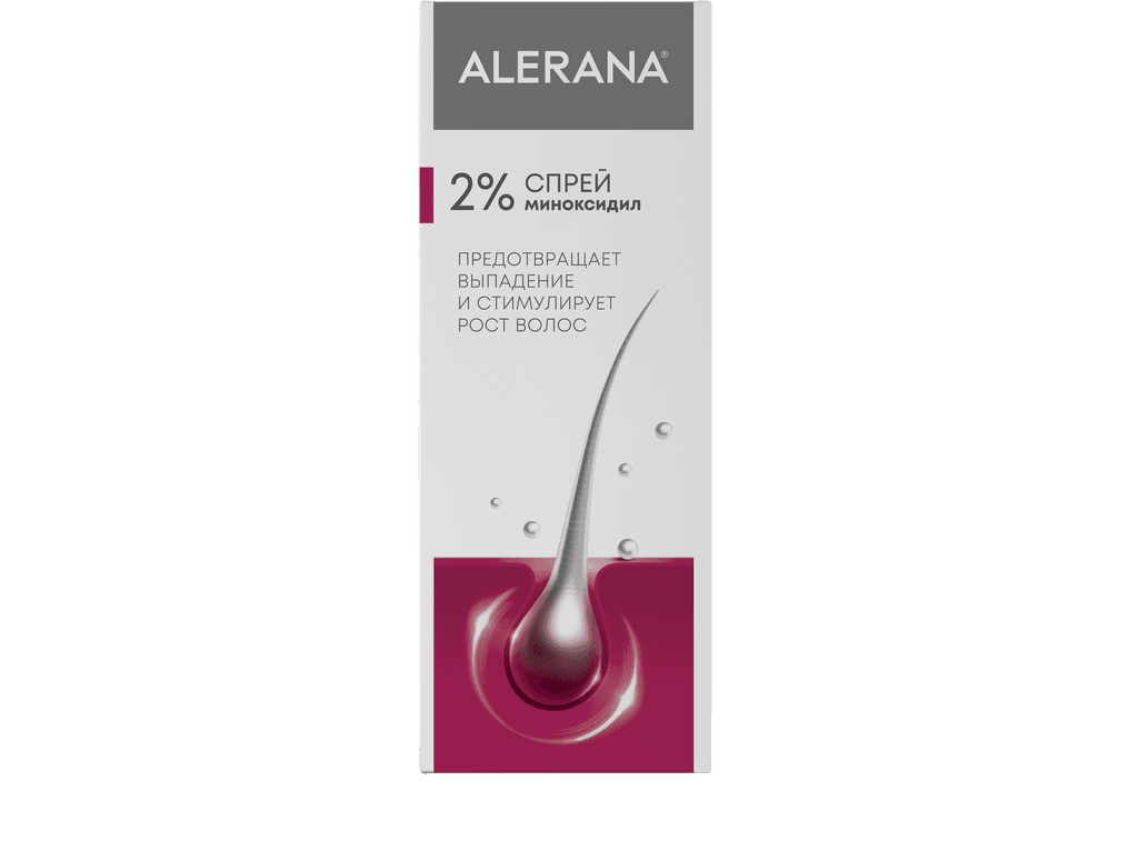 Алерана, 2%, 60 мл, спрей