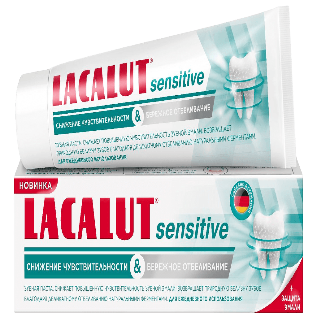 Zubnaya pasta Lacalut Sensitive, 75 ml