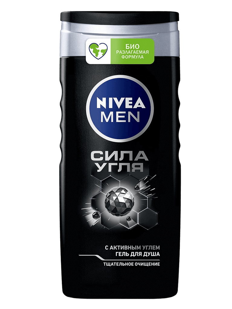 Gel dlya dusha Sila Uglya Nivea Men, 250 ml