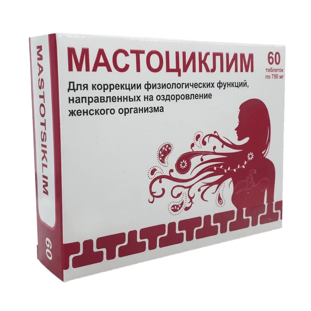 Mastotsiklim, 750 mg, tab. №60
